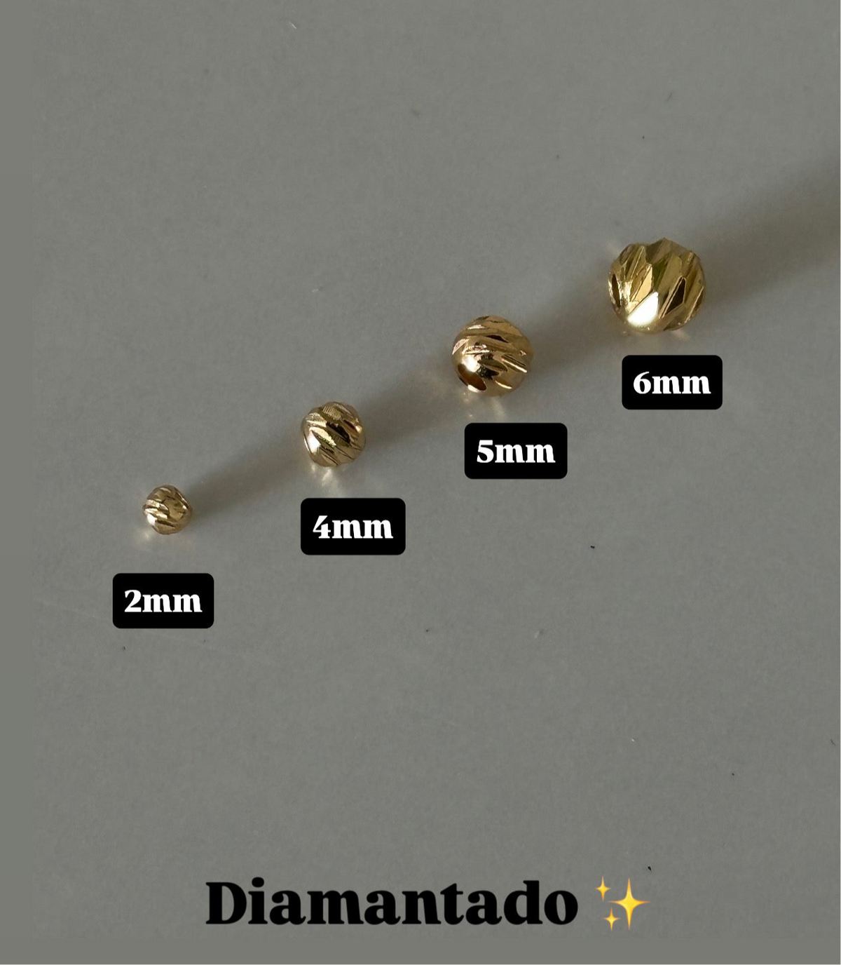 Balines diamantados x 50 unidades