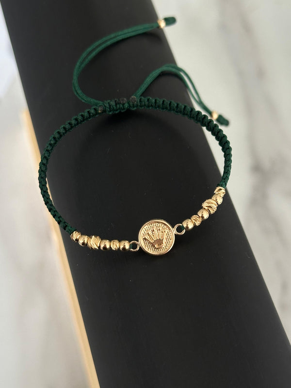 Pulsera corona (balín #3 y #4)