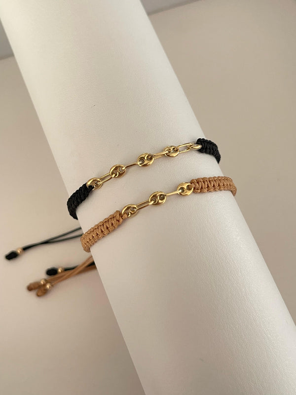 Pulseras en Pareja Eslabones Pequeños