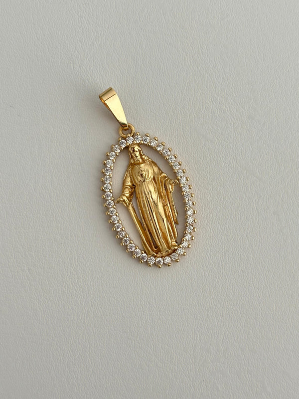 Dije Jesucristo circonias exclusive 4cms