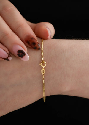 Pulsera cubanita IT 1.5mm 16Cms