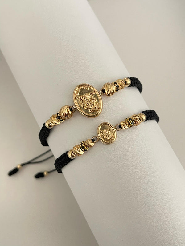 Pulseras en pareja San Miguel Arcángel