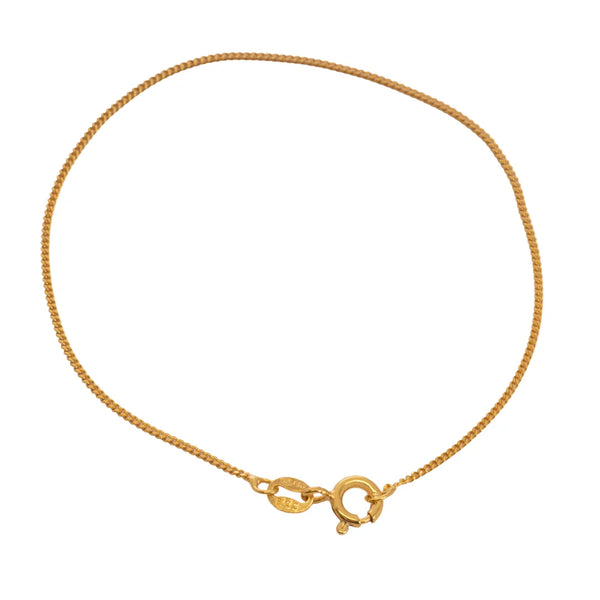 Pulsera cubanita IT 1mm 19cms