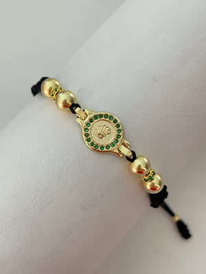 Pulsera RLX 6mm + rondel verde ✨