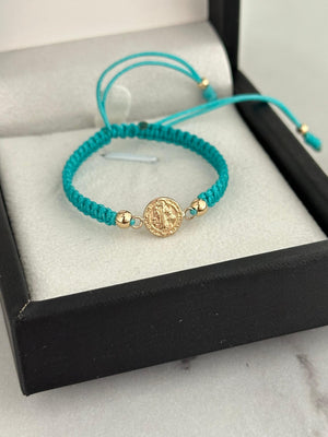 Pulsera de bebé san Benito peq (4mm)