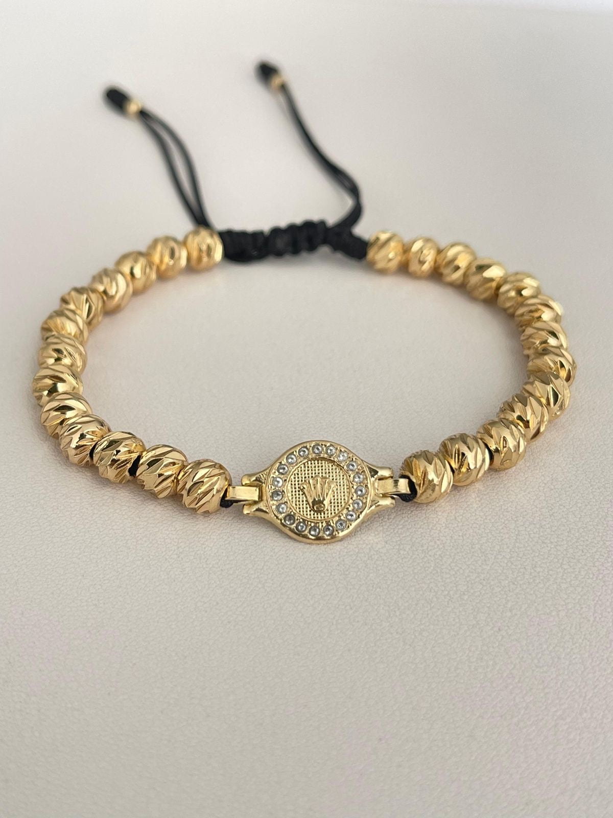 Pulsera Rlx con balines #5 diamantados