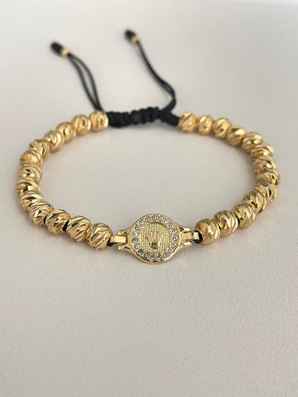 Pulsera Rlx con balines #5 diamantados