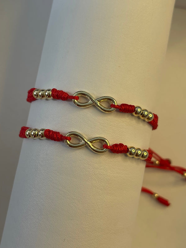 Pulseras pareja infinito peq (4mm)