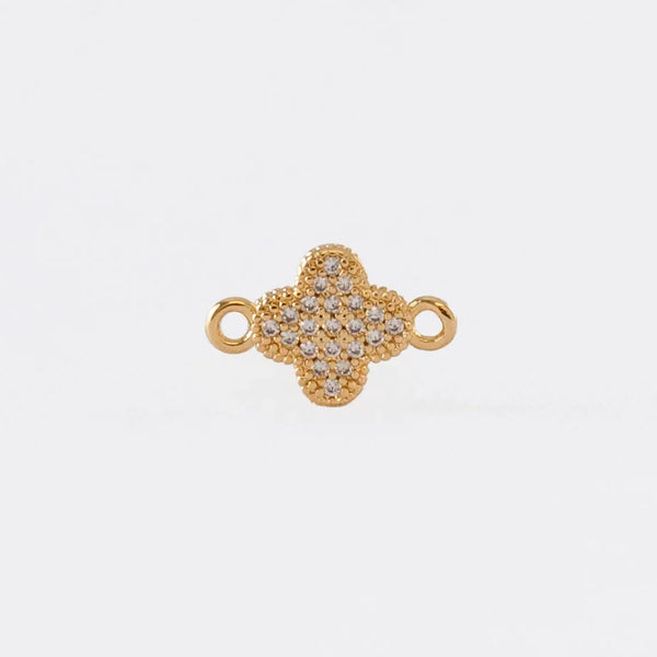 Herraje Clover circonia 8mm