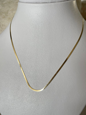 Cadena egipcia plana alta gama (45cms)