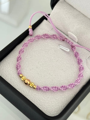 Pulsera espiral rosado