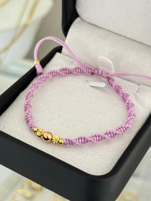 Pulsera espiral rosado