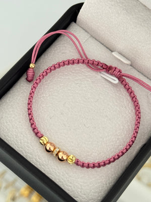 Pulsera rondel cristal