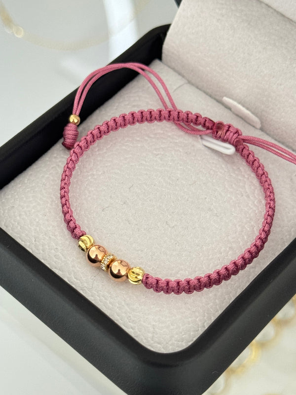 Pulsera rondel cristal