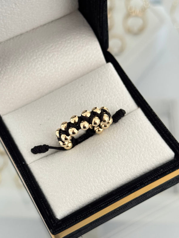 Anillo entrelazado 4mm