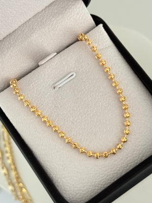Esclava militar balin diamantado 3mm 21cm