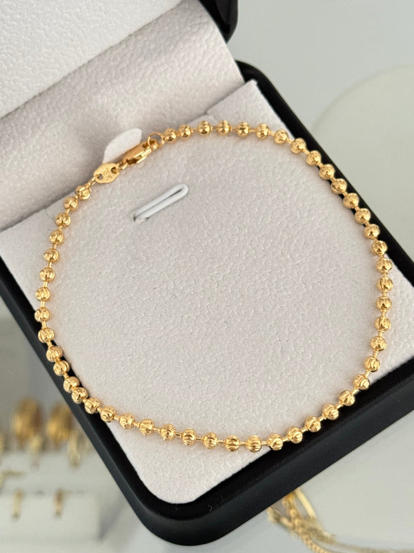 Esclava militar balin diamantado 3mm 21cm