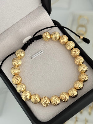 Pulsera balín diamantado #8