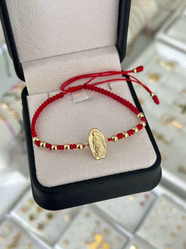Pulsera Guadalupe tallada lisos