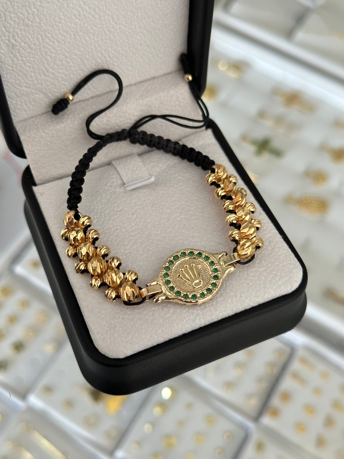 Pulsera rlx grande diamantada