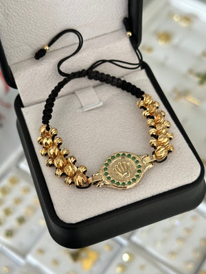 Pulsera rlx grande diamantada