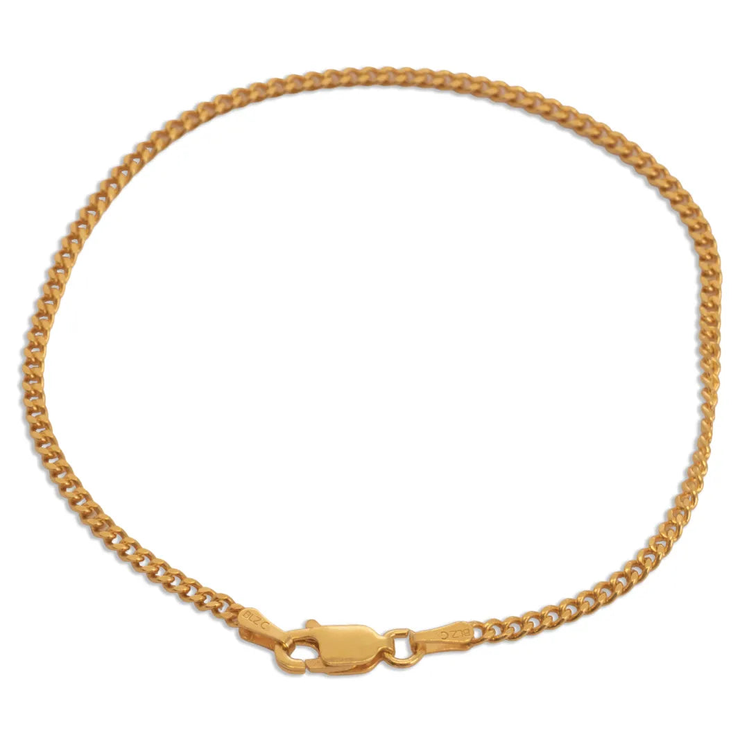 Pulsera cubana IT 2mm 19 Cms