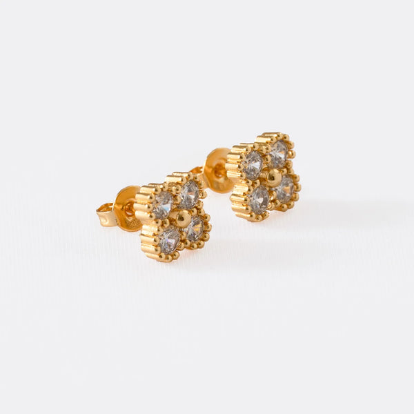 Arete clover motif cristal