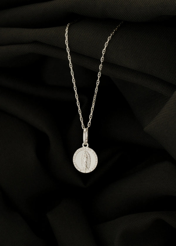 Dije virgen de Guadalupe 1,2 cms, plata ley 925