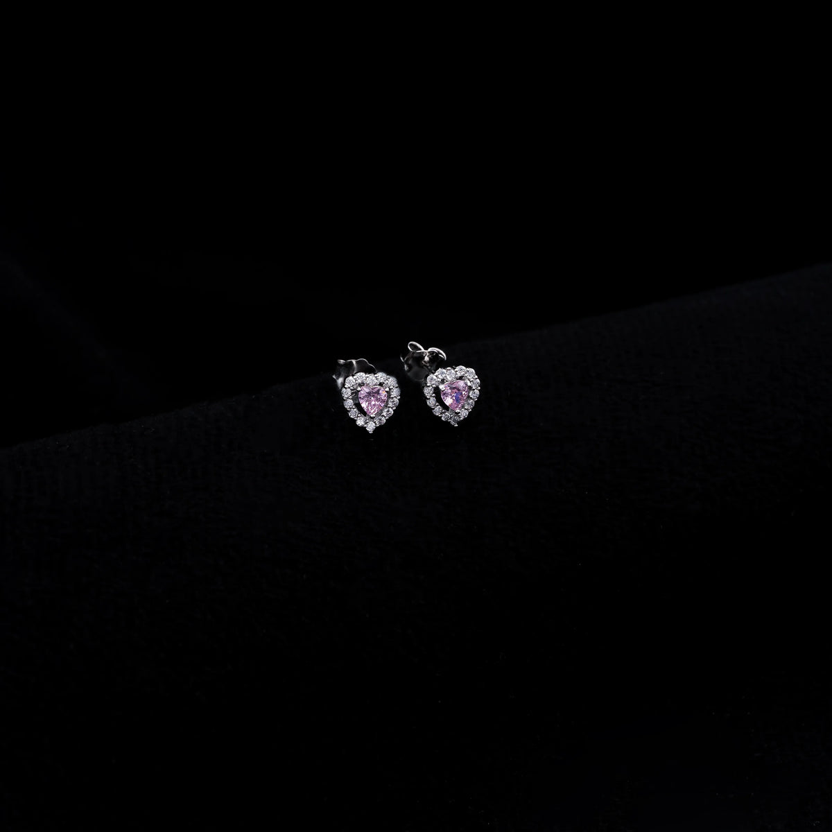 Topos heart rosa 6mm