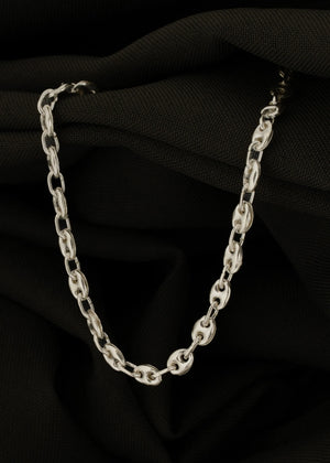 Cadena Gcc 4mm 65 Cms, plata Ley 925