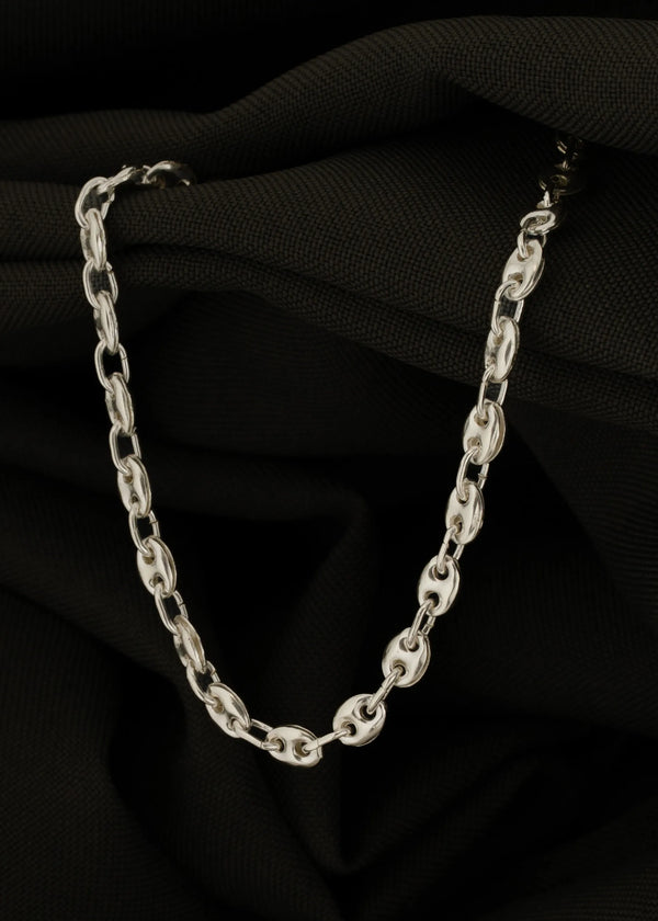 Cadena Gcc 4mm 65 Cms, plata Ley 925