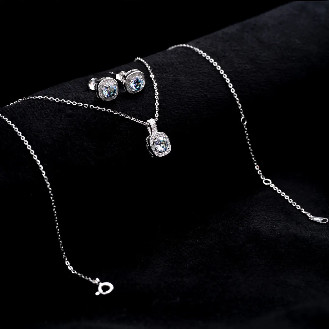 Conjunto boreal MT 45 Cms, plata ley 925