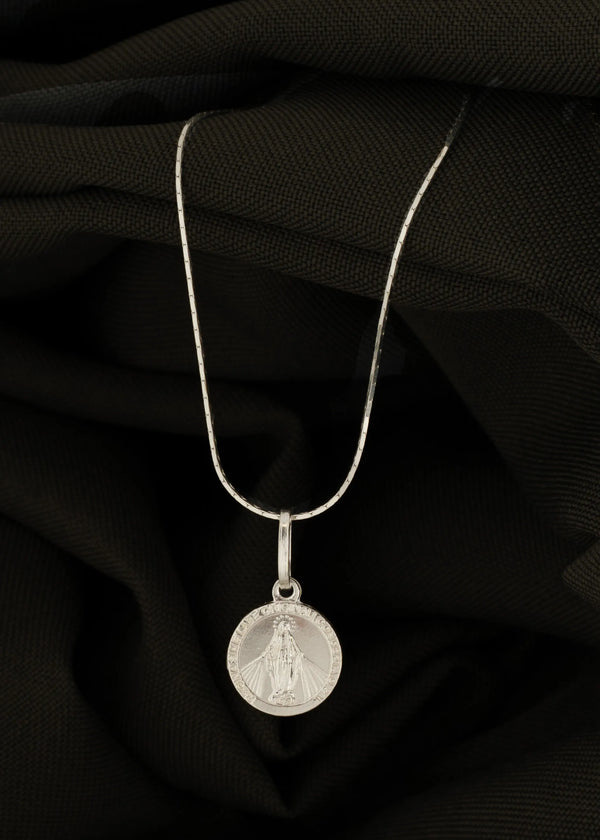 Dije Milagrosa 1,2 cms Plata Ley 925