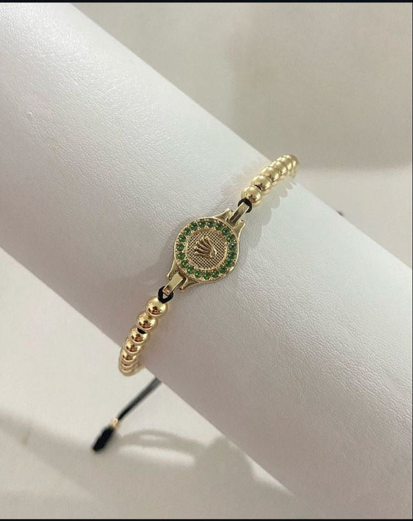 Pulsera Rlx con balines #4 lisos