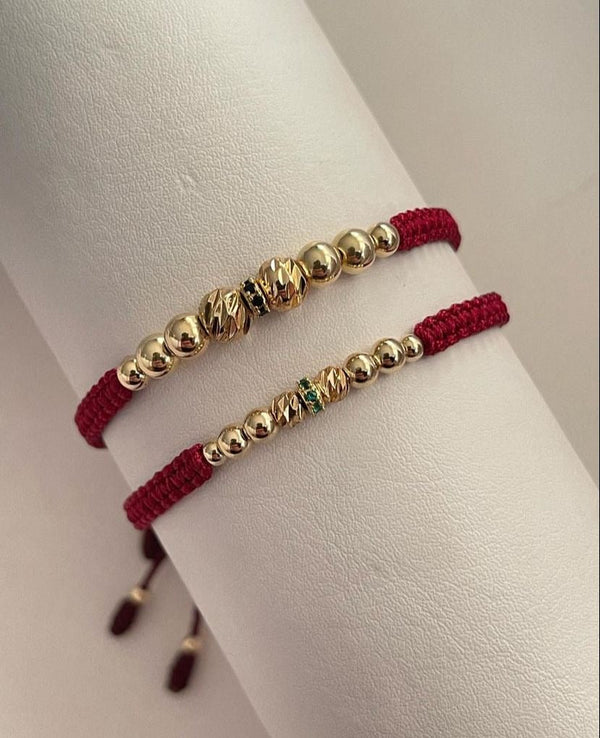 Juego pulsera de balines #3, #4,#5 y balines diamantados #4,#6. X2