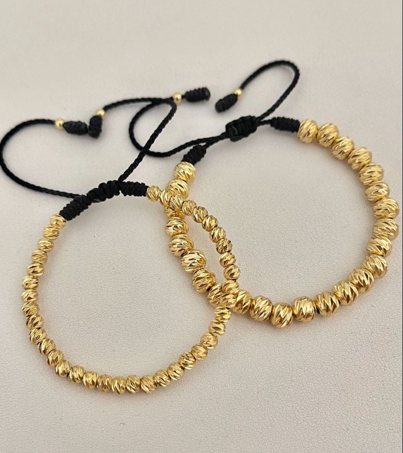 Juego pulseras balines diamantados #4, #6 completas