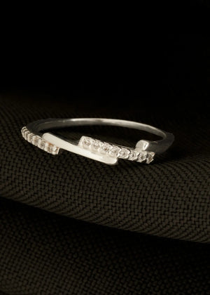 Anillo ray plata ley 925