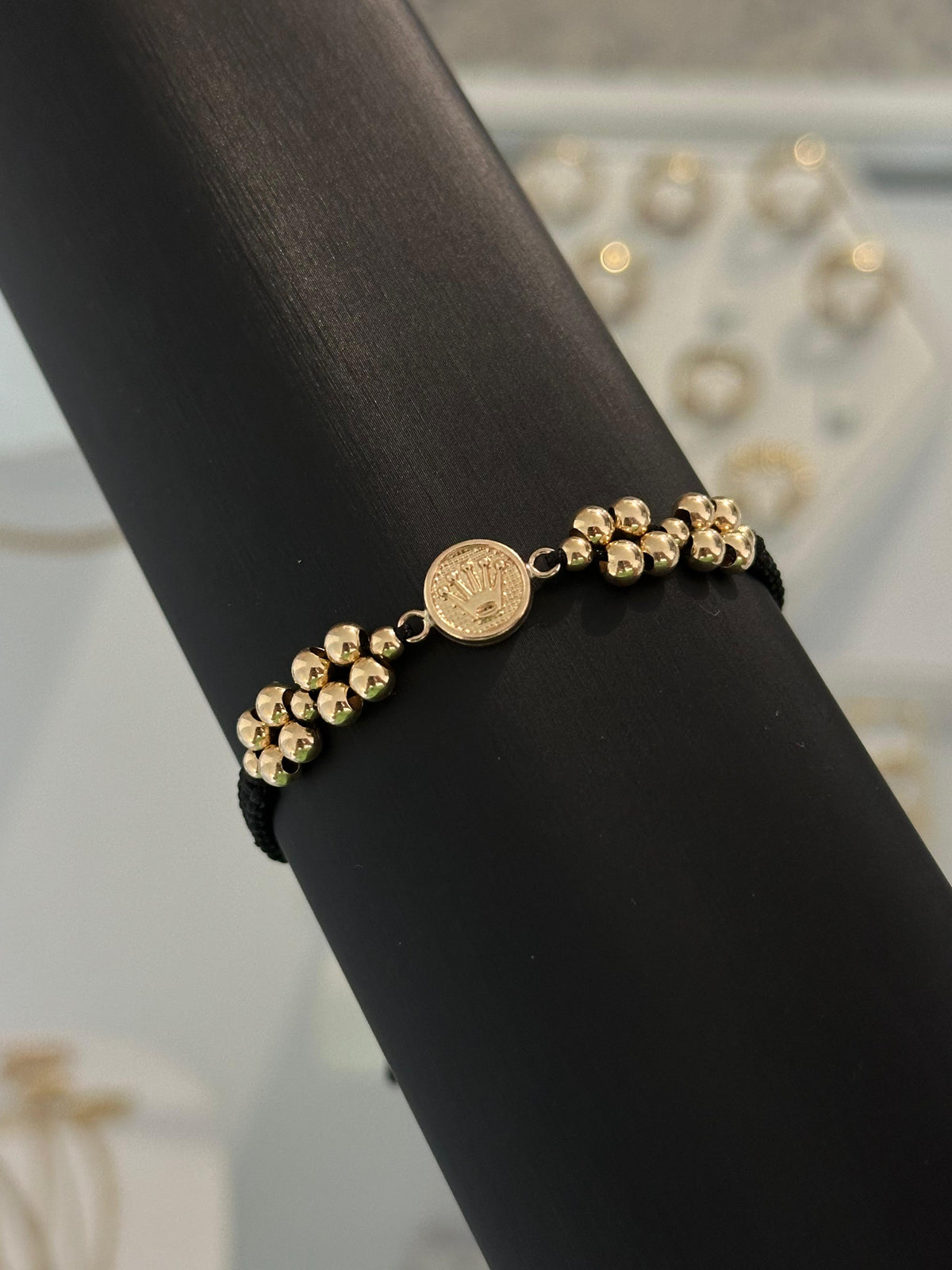 Pulsera herraje corona carril