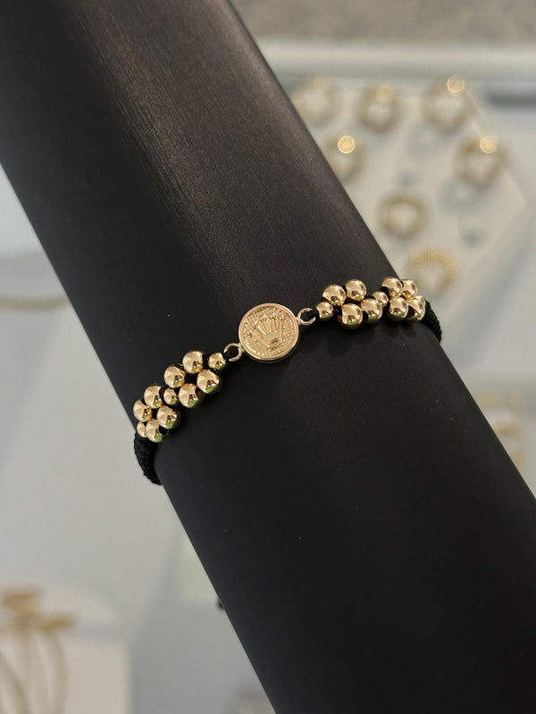 Pulsera herraje corona carril