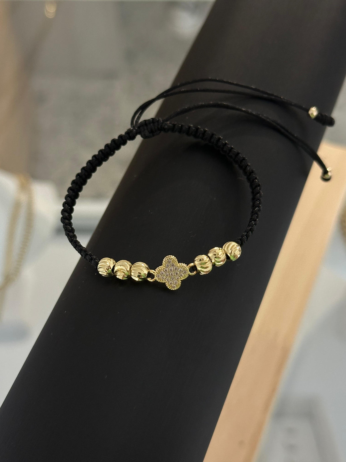 Pulsera herraje clover circonia 8 mm