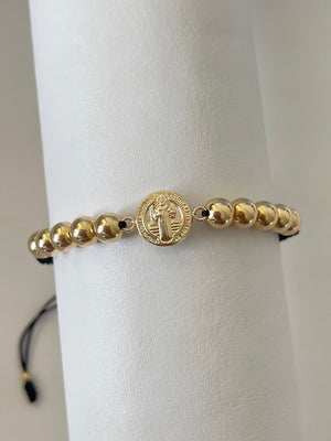 Pulsera san Benito med (6mm)
