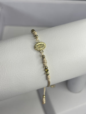 Pulsera virgen de Guadalupe peq (3mm)