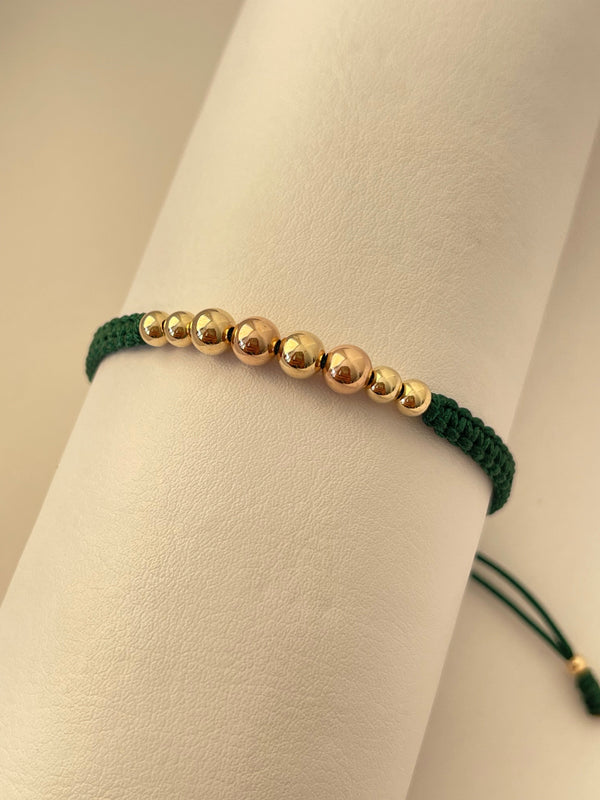 Pulsera 2 oros (5mm,4mm)