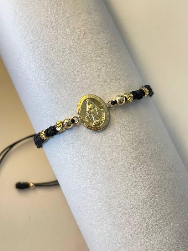 Pulsera virgen Milagrosa grande (4mm)