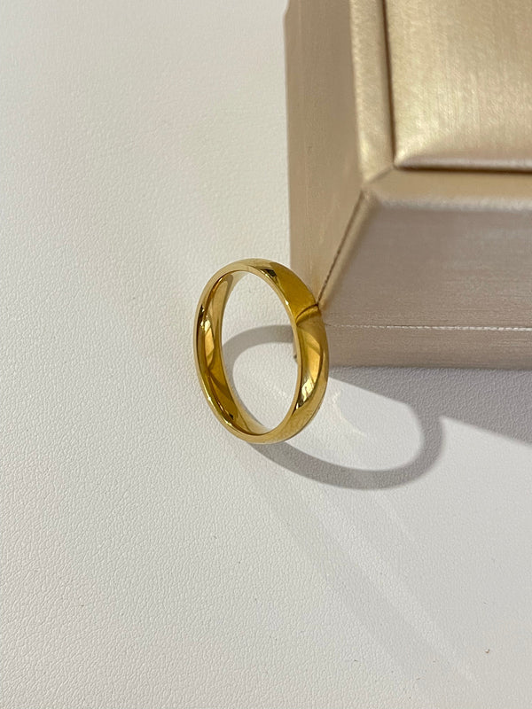 Anillo liso caballero alta gama