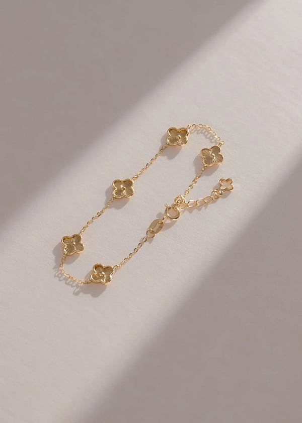 Pulsera mini clover 0.7 mm 15 Cms + Ext